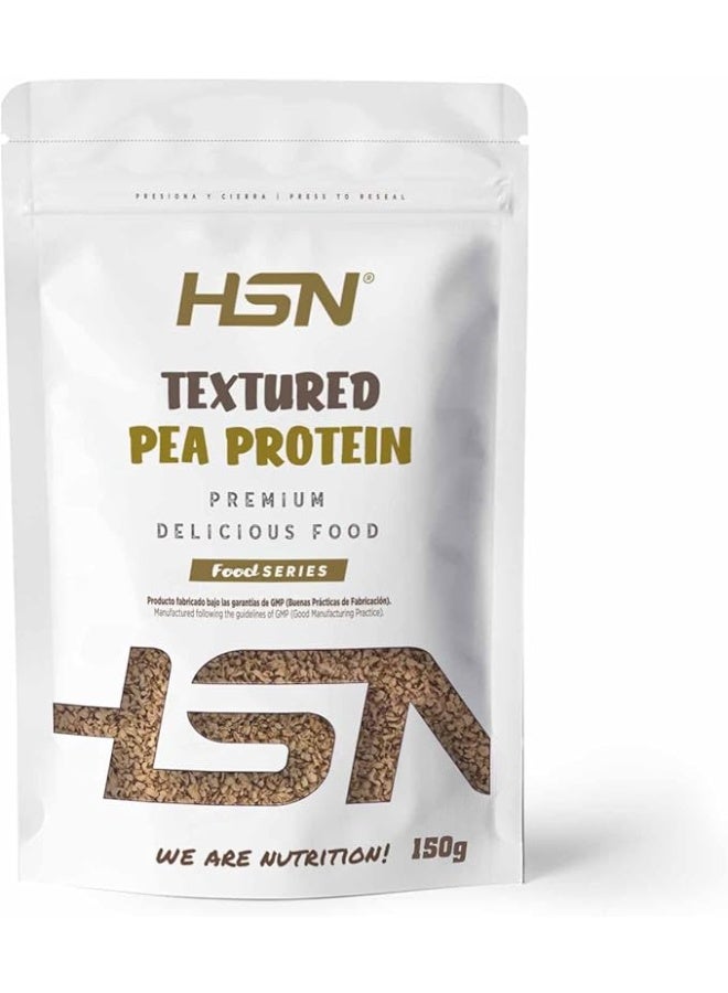 HSN Textured Pea Protein | Unflavored 150g = 5 Shots Per Container | 100% Vegan Meat Substitute | No Added | GMO Free | 0 Allergens | Responsible Farming - Image 1